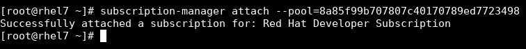 Activation RHEL 7 (Red Hat Enterprise Linux 7)